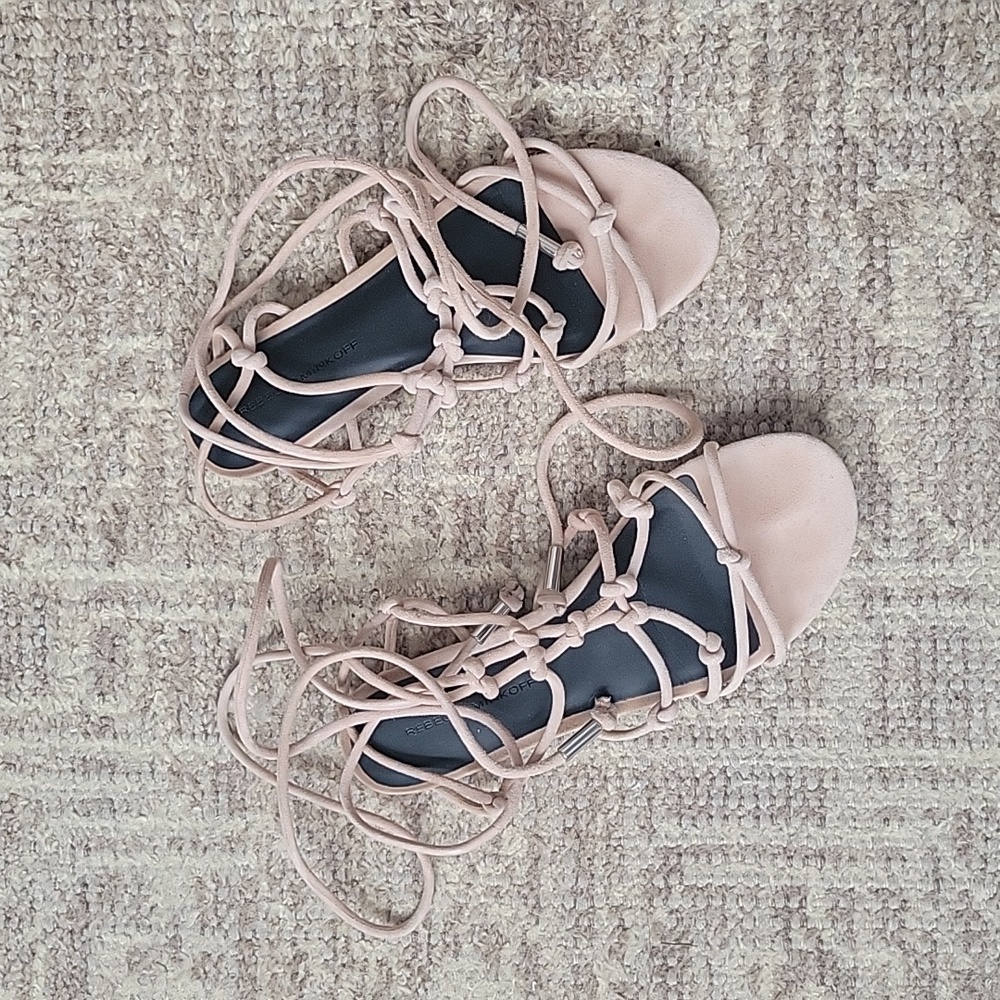 Rebecca Minkoff Elyssa Suede Lace Up Sandals
